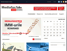 Tablet Screenshot of mediafaxtalks.ro